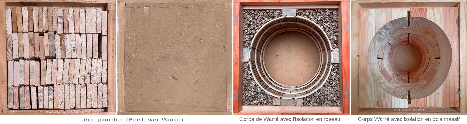 Étapes de la construction d'une ruche Warré-BeeTo